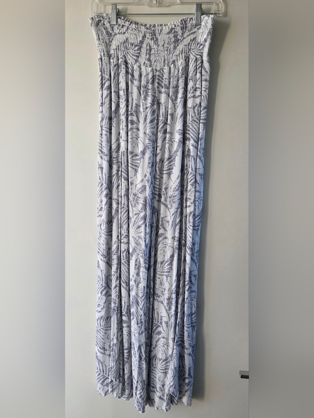 ReWash Smocked Waistband Resort Wear Or Festival Split Leg Pull On Pant - Picture 2 of 4